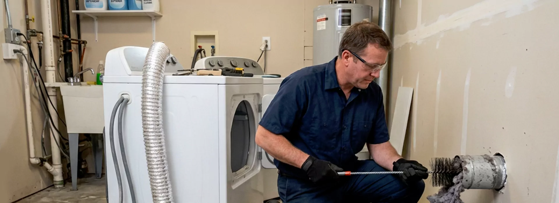 Clogged Dryer Vent Repair in Denton, Texas