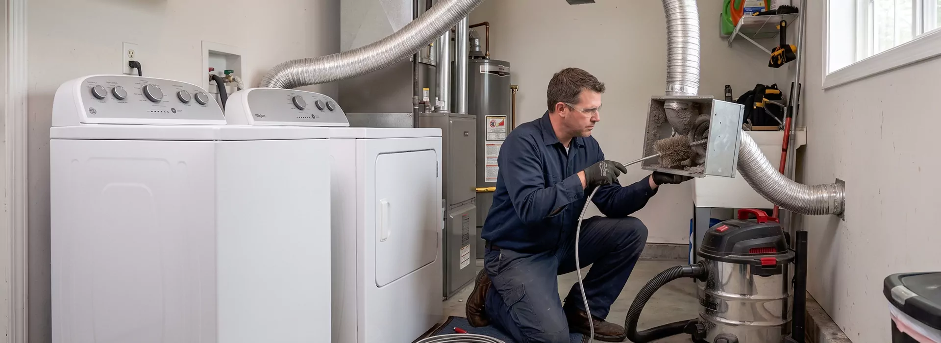 Dryer Vent Booster Fan Cleaning Denton, TX