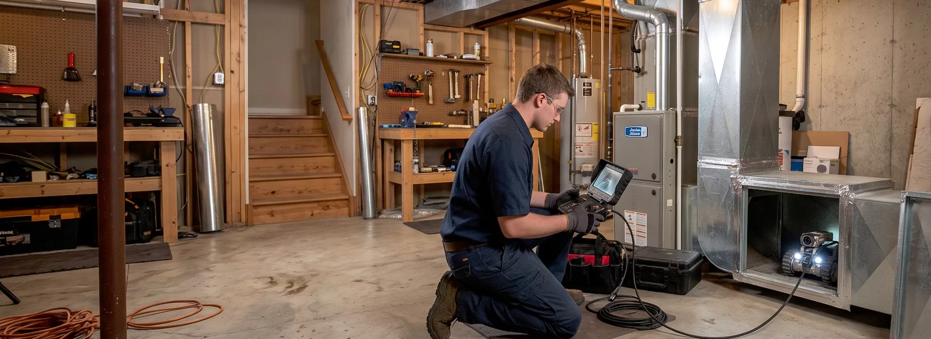 Robotic Duct Inspection Denton, Texas