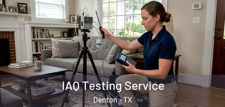  IAQ Testing Service Denton - TX
