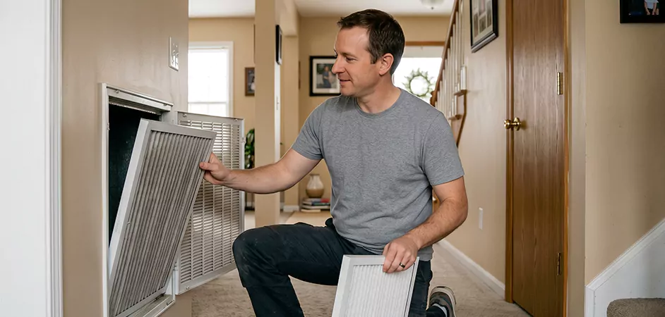 AC Air Filter Replacement in Denton, TX