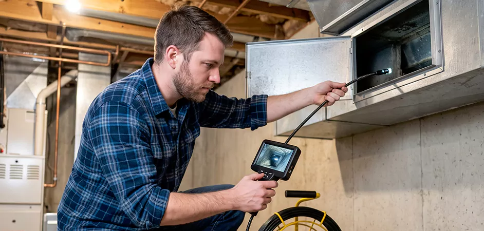 Post-Renovation Duct Inspection in Denton