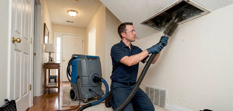 Mold-Affected Duct Deep Cleaning in Denton