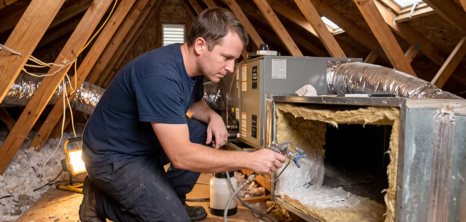 Duct Liner Encapsulation in Denton