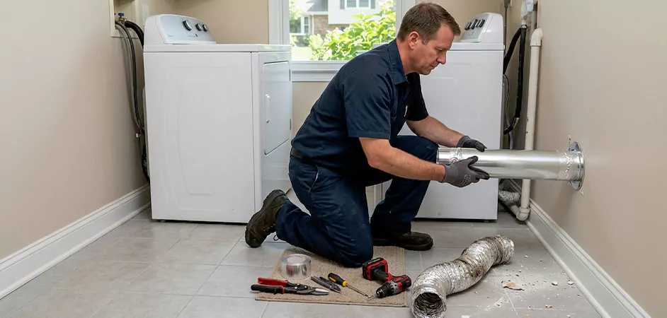 Dryer Vent Replacement in Denton