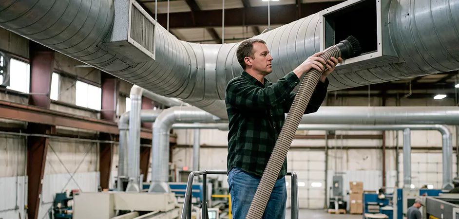 Post-Construction Duct Cleaning in Denton