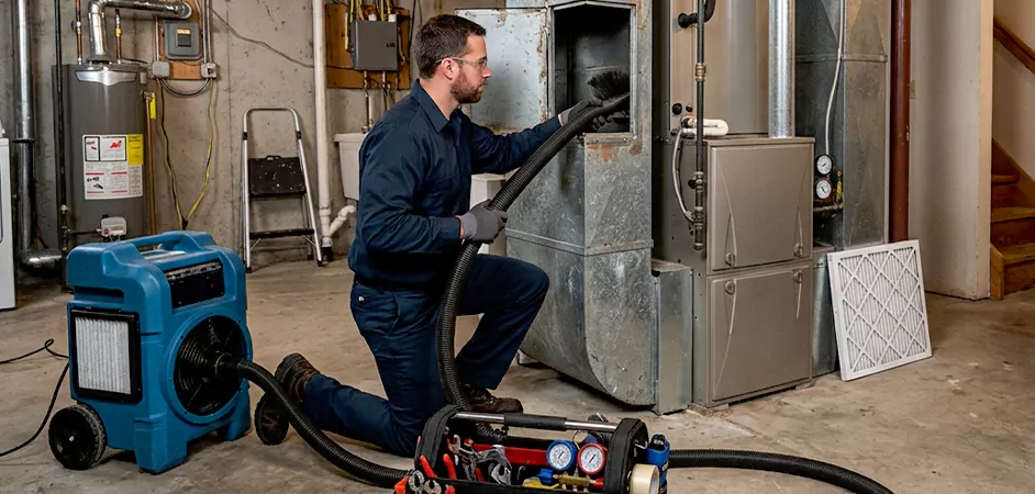 HVAC Tune Up and Duct Cleaning in Denton