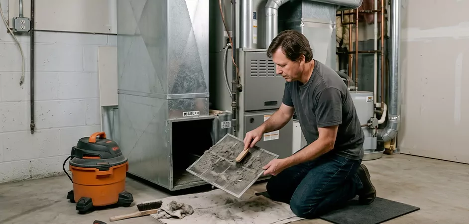 Dryer Lint Trap Maintenance in Denton